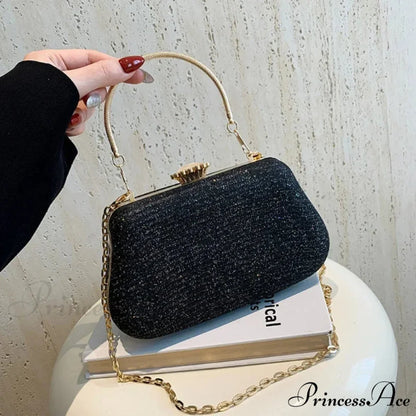 High-end Stylish Evening Sparkle Wedding Clutch Purse handbag-250126