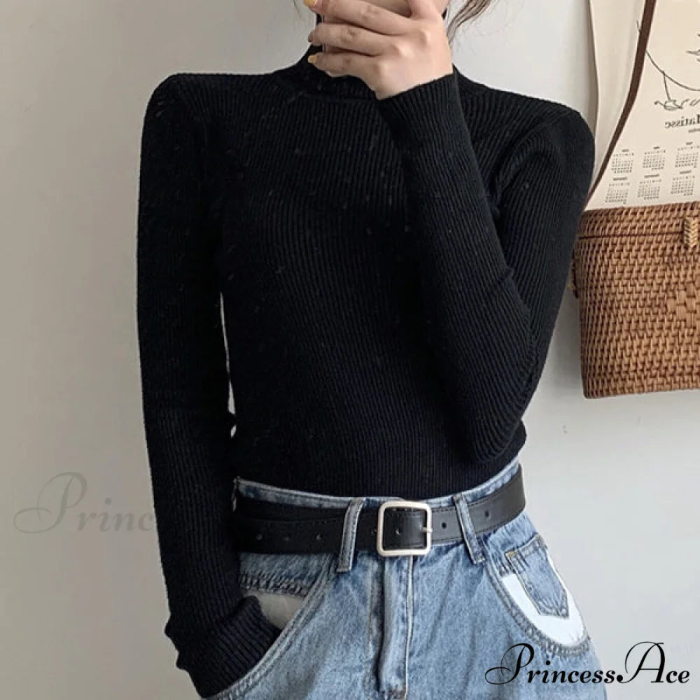 High Neck Bell Sleeve Sweater Wide Sophisticated Leg Pants Matching Set - Royal Blue