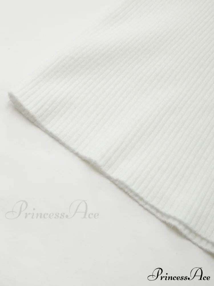 High Neck Bell Sleeve Sweater Wide Sophisticated Leg Pants Matching Set - Royal Blue