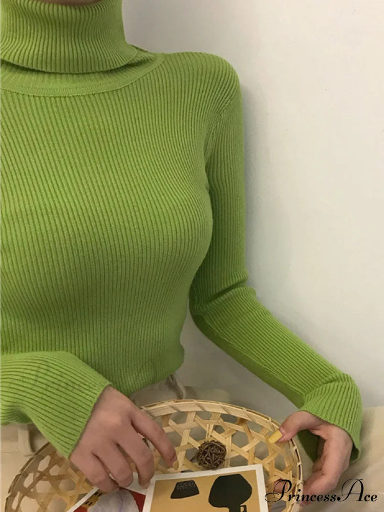 High Neck Bell Sleeve Sweater Wide Sophisticated Leg Pants Matching Set - Royal Blue