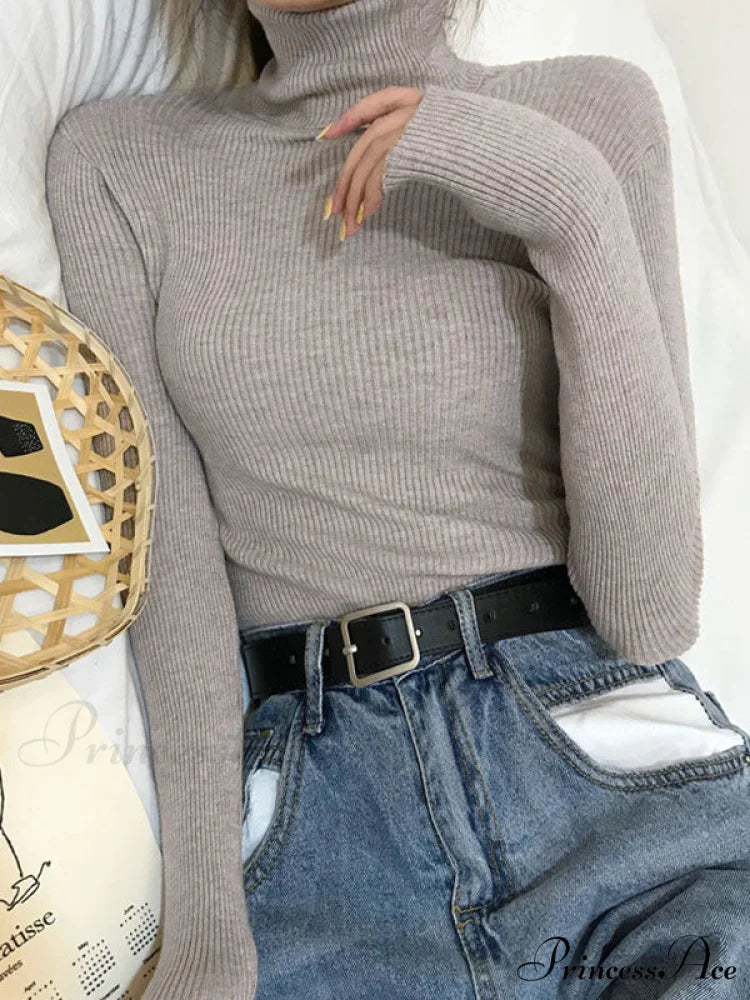 High Neck Bell Sleeve Sweater Wide Sophisticated Leg Pants Matching Set - Royal Blue