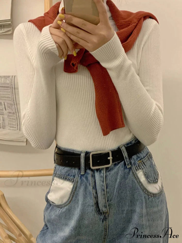 High Neck Bell Sleeve Sweater Wide Sophisticated Leg Pants Matching Set - Royal Blue