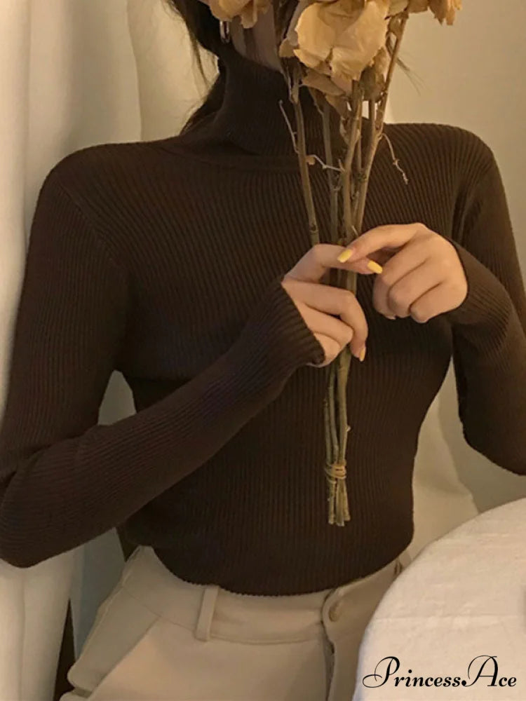 High Neck Bell Sleeve Sweater Wide Sophisticated Leg Pants Matching Set - Royal Blue