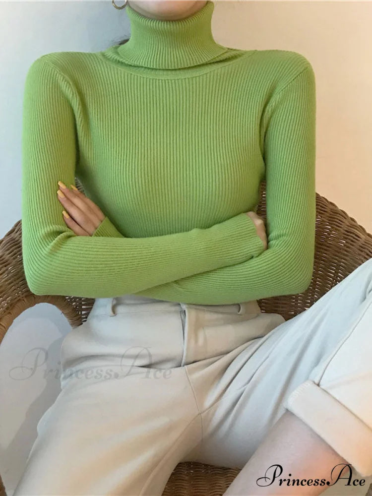 High Neck Bell Sleeve Sweater Wide Sophisticated Leg Pants Matching Set - Royal Blue