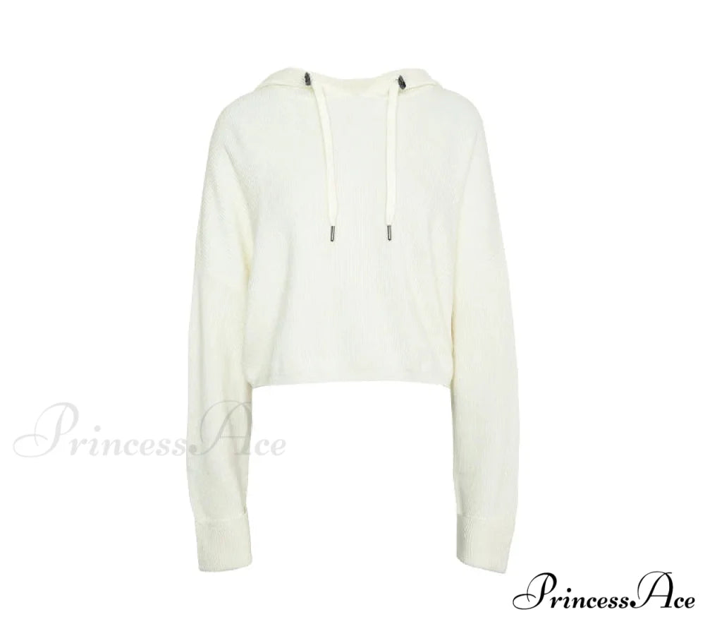 High Quality Luxury Cozy Woolen Stylish Comfortable 100% Warm Sweater White / S