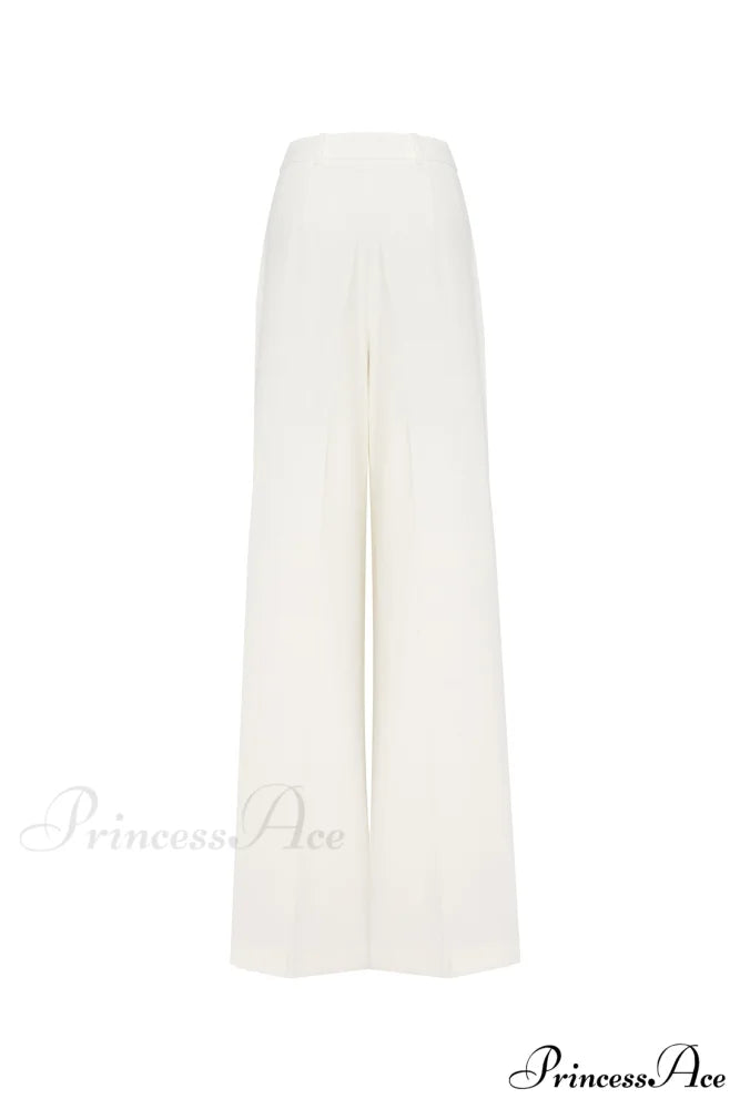 High-Rise White Suit Charming Pants Xo Xo