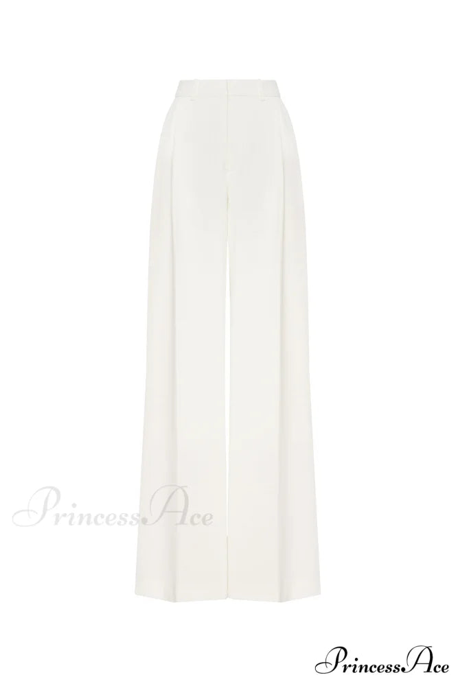 High-Rise White Suit Charming Pants Xo Xo XXS / White