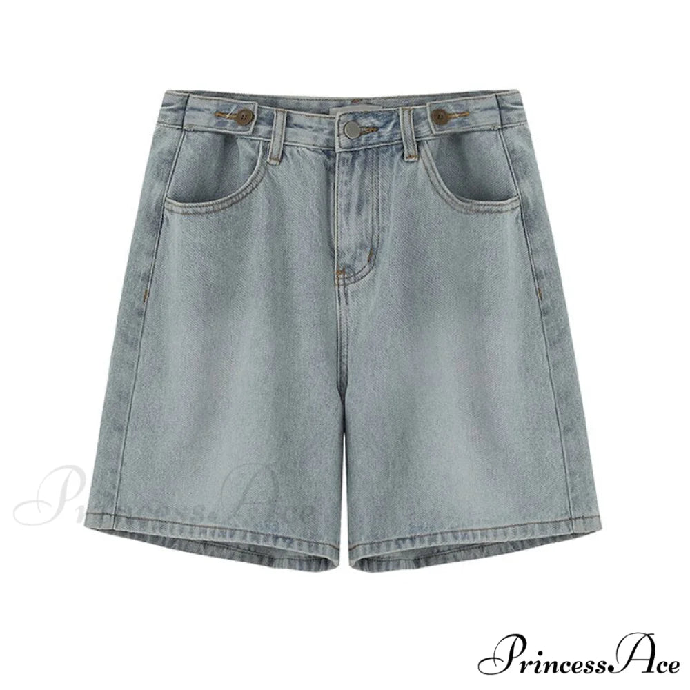 High Waist Denim Shorts