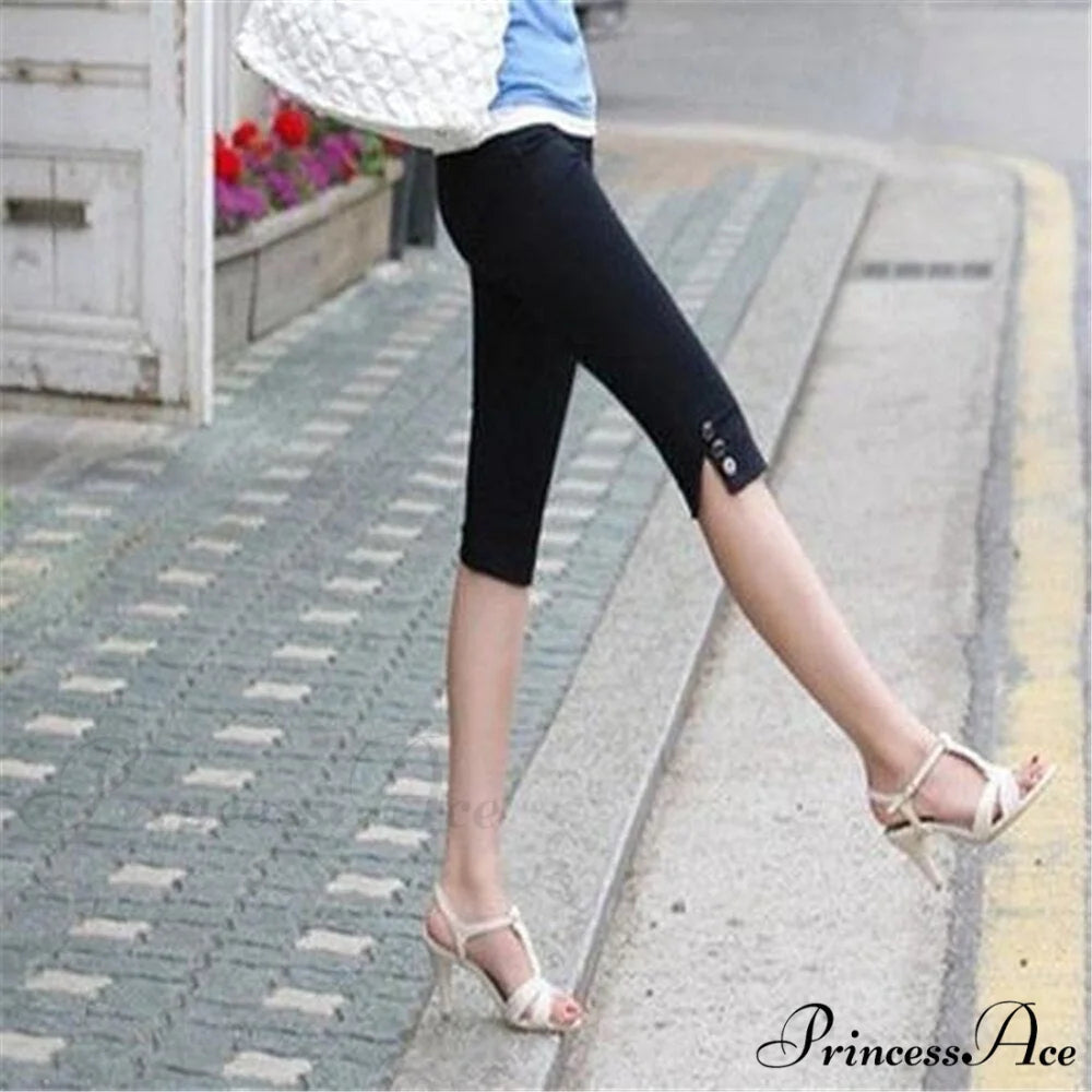 High Waist Elastic Elasticity Breeches Pantalons