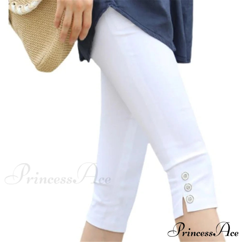 High Waist Elastic Elasticity Breeches Pantalons