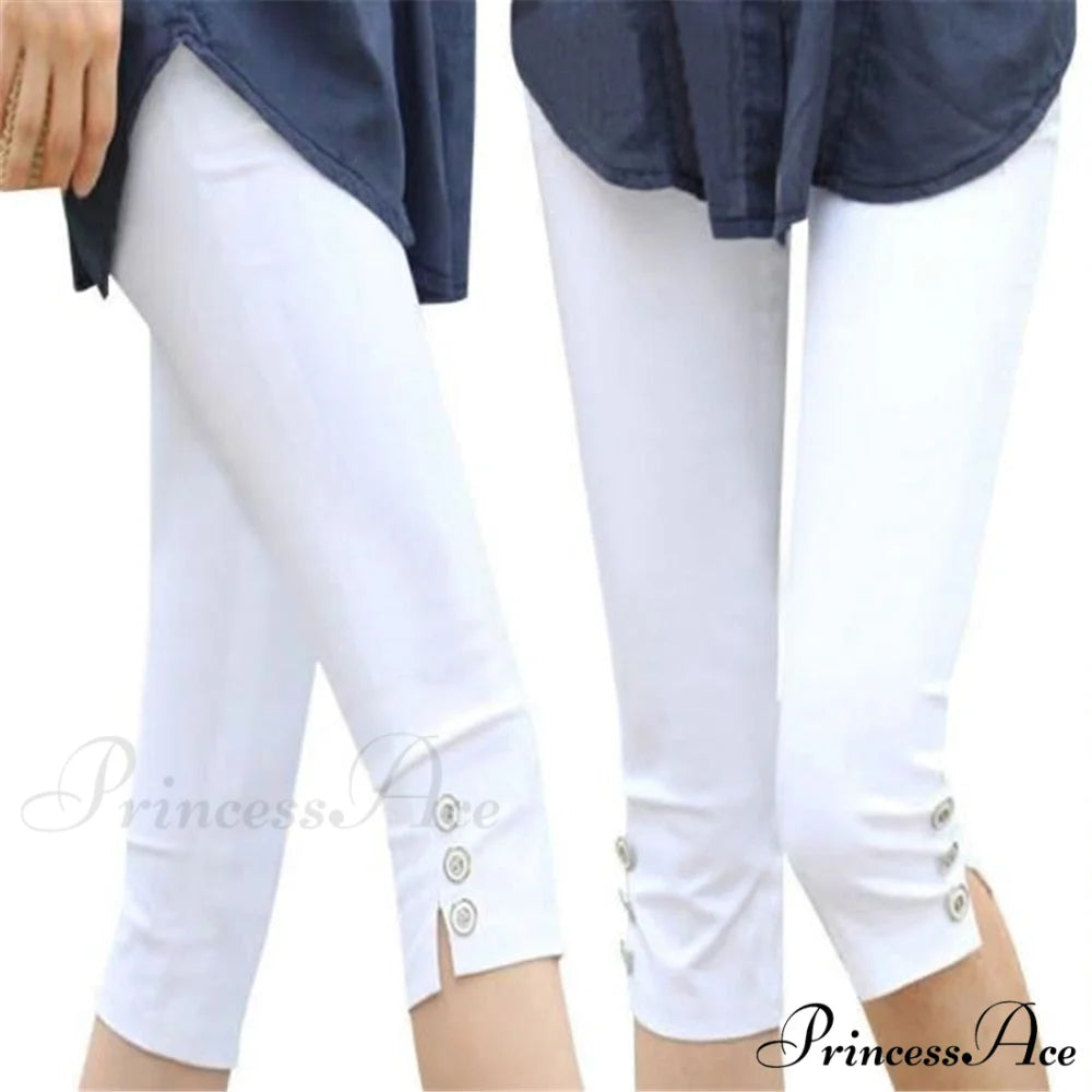 High Waist Elastic Elasticity Breeches Pantalons