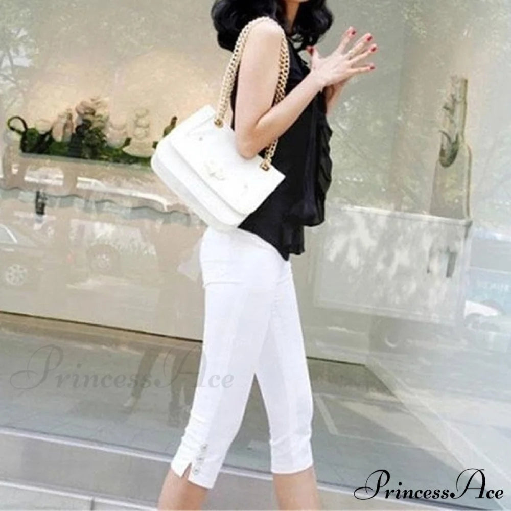 High Waist Elastic Plus Size Pants