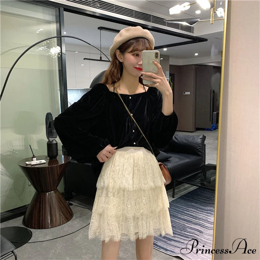 High Waist Elegant A Line Mini Skirts