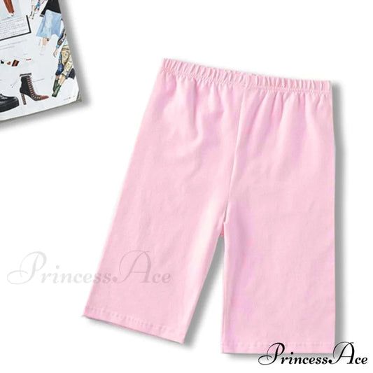 High Waist Fashion Biker Shorts pink / L