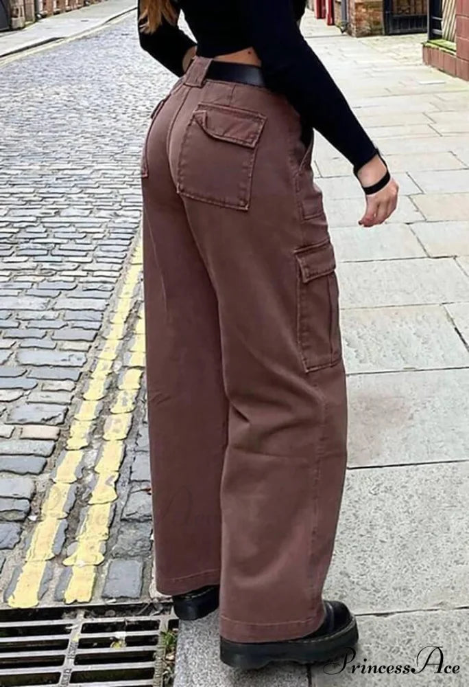 High Waist Graceful Irregular Denim Skort