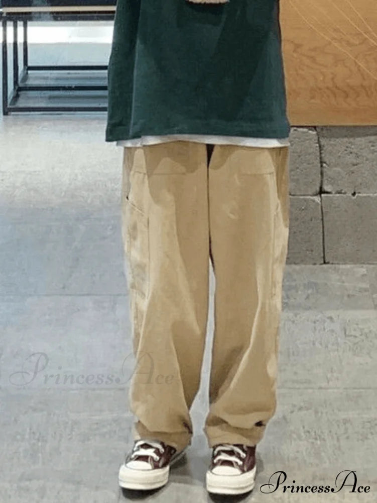 High Waist Graceful Pocket Cargo Pants