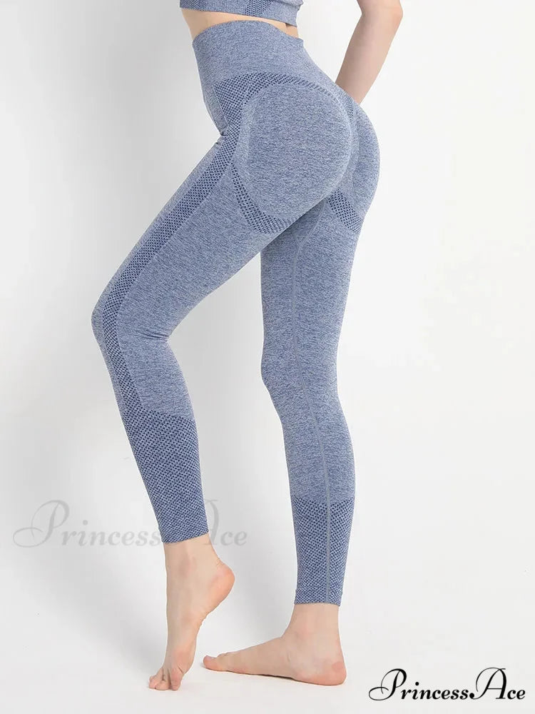 High Waist Seamless Push Up Butt Lifting Workout Legging