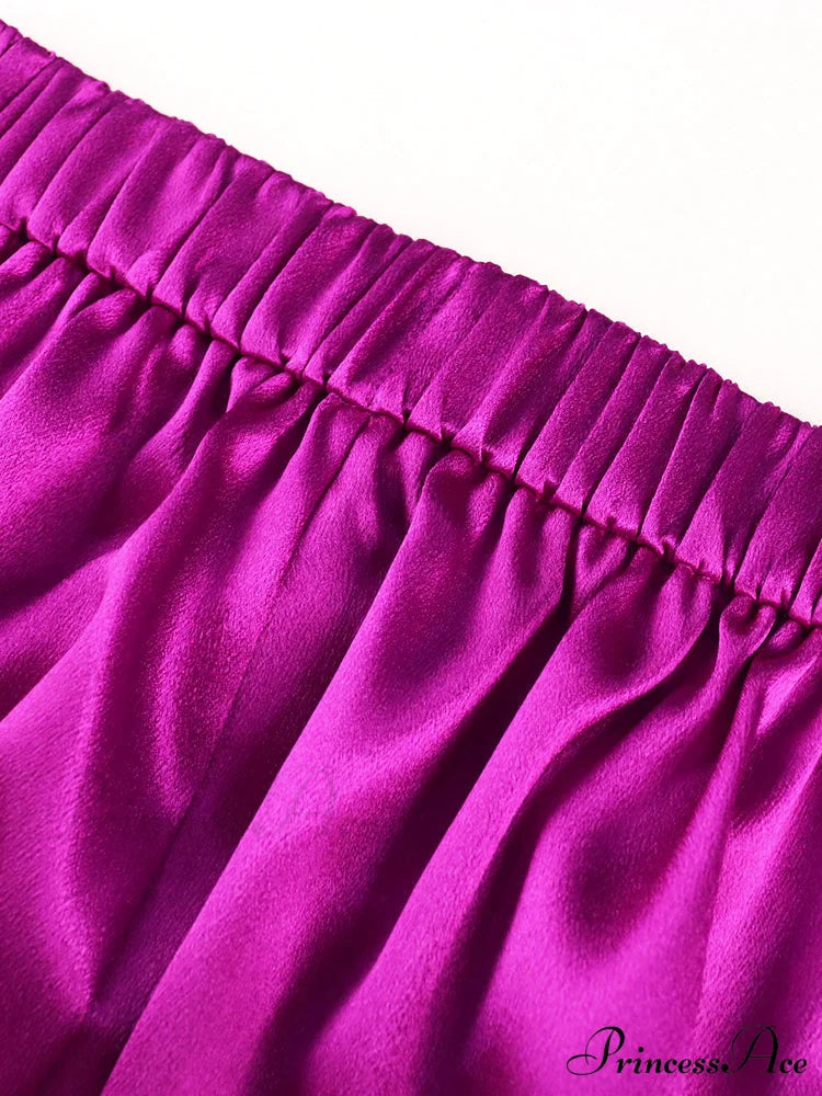 High Waist Wide Leg Pants