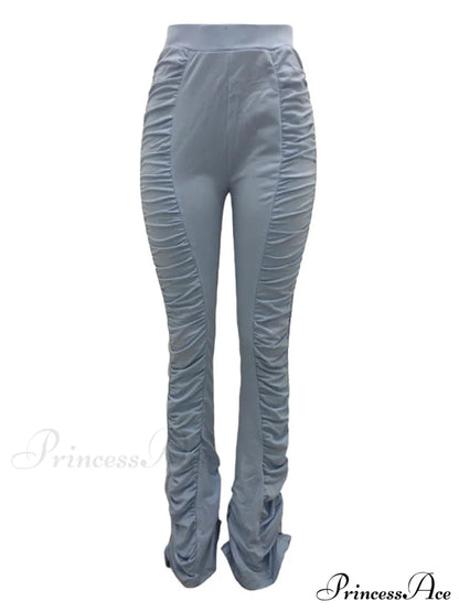 High Waisted Graceful Solid Flare Jeans