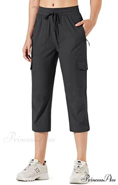 Hiking Cargo Joggers Pants Lightweight Quick Dry Capris Golf Pants