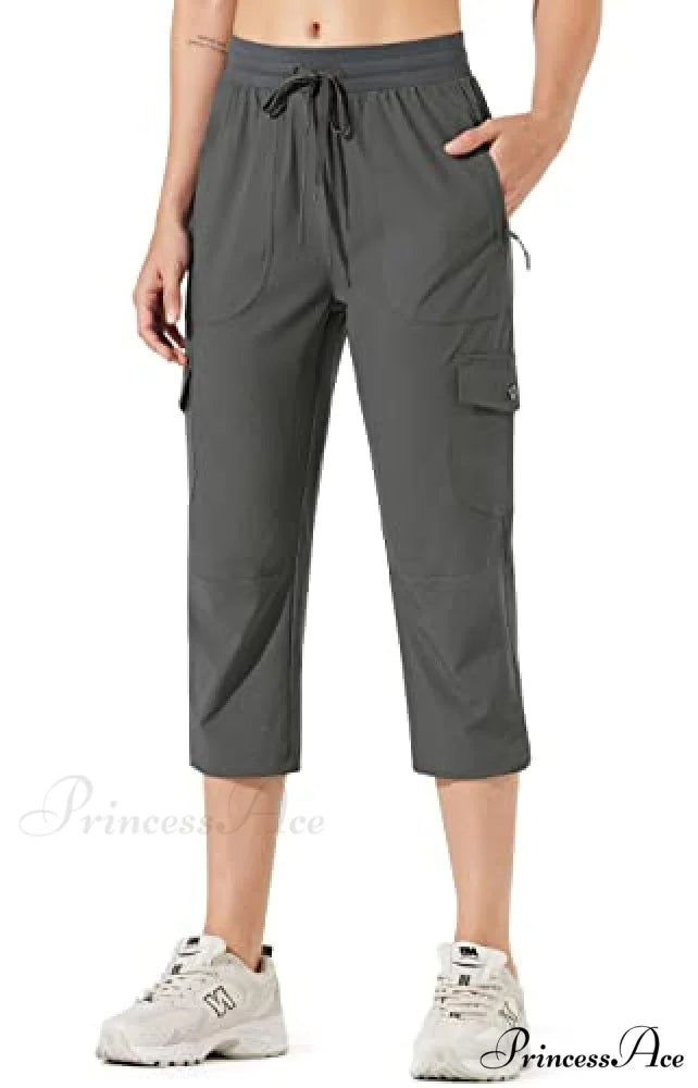 Hiking Cargo Joggers Pants Lightweight Quick Dry Capris Golf Pants