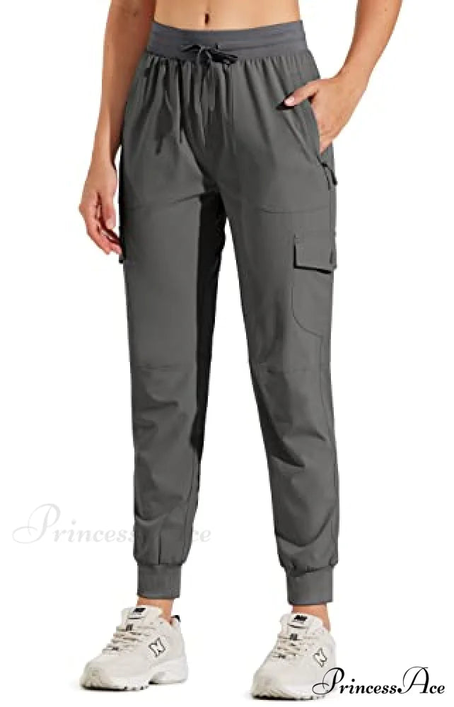 Hiking Cargo Joggers Pants Lightweight Quick Dry Capris Golf Pants