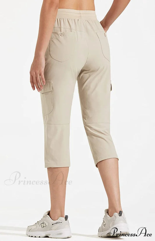 Hiking Cargo Joggers Pants Lightweight Quick Dry Capris Golf Pants