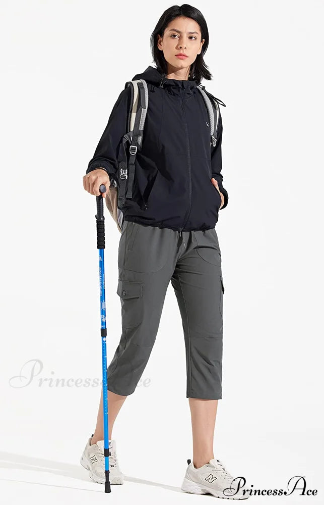 Hiking Cargo Joggers Pants Lightweight Quick Dry Capris Golf Pants