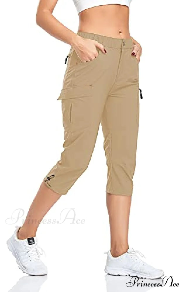 Hiking Cargo Pants Quick Dry Outdoor Camping Capris