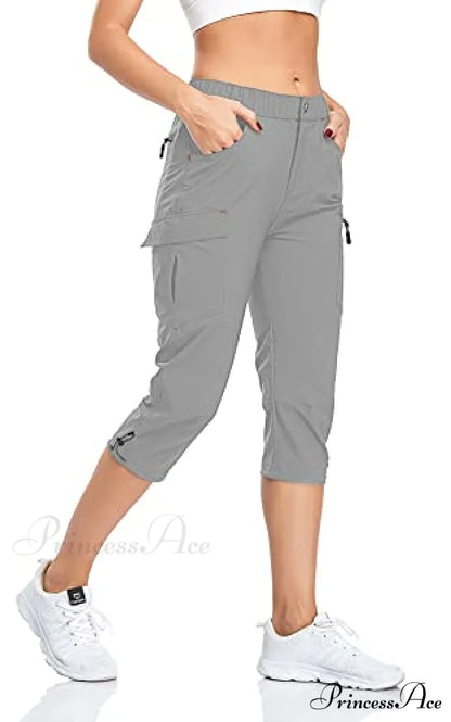 Hiking Cargo Pants Quick Dry Outdoor Camping Capris