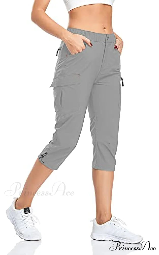 Hiking Cargo Pants Quick Dry Outdoor Camping Capris