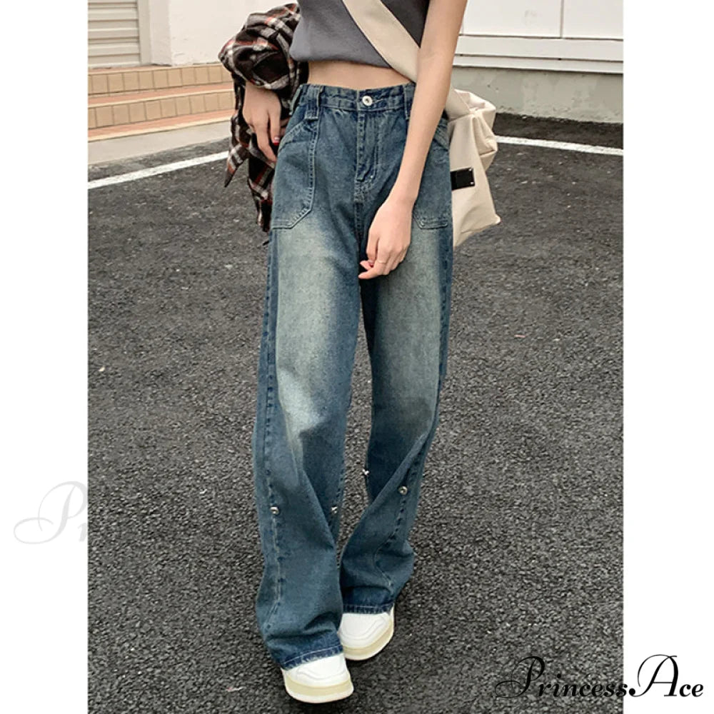 Hip Hop Baggy Wide Leg Jeans