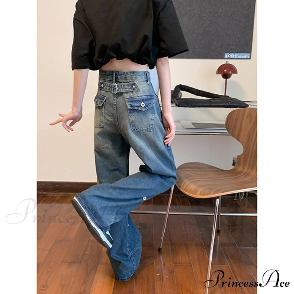 Hip Hop Baggy Wide Leg Jeans