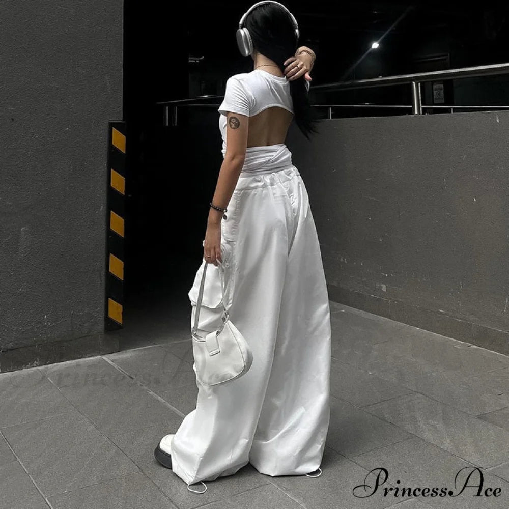 Hiphop Pockets Sweatpants Vintage Spice Girls