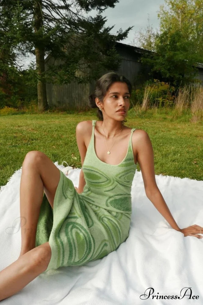 Hockney Elegant Midi Dress