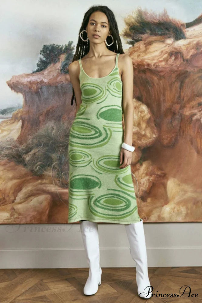 Hockney Elegant Midi Dress