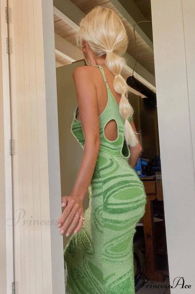 Hockney Elegant Midi Dress