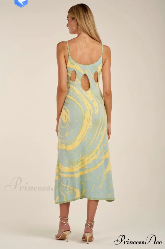 Hockney Elegant Midi Dress
