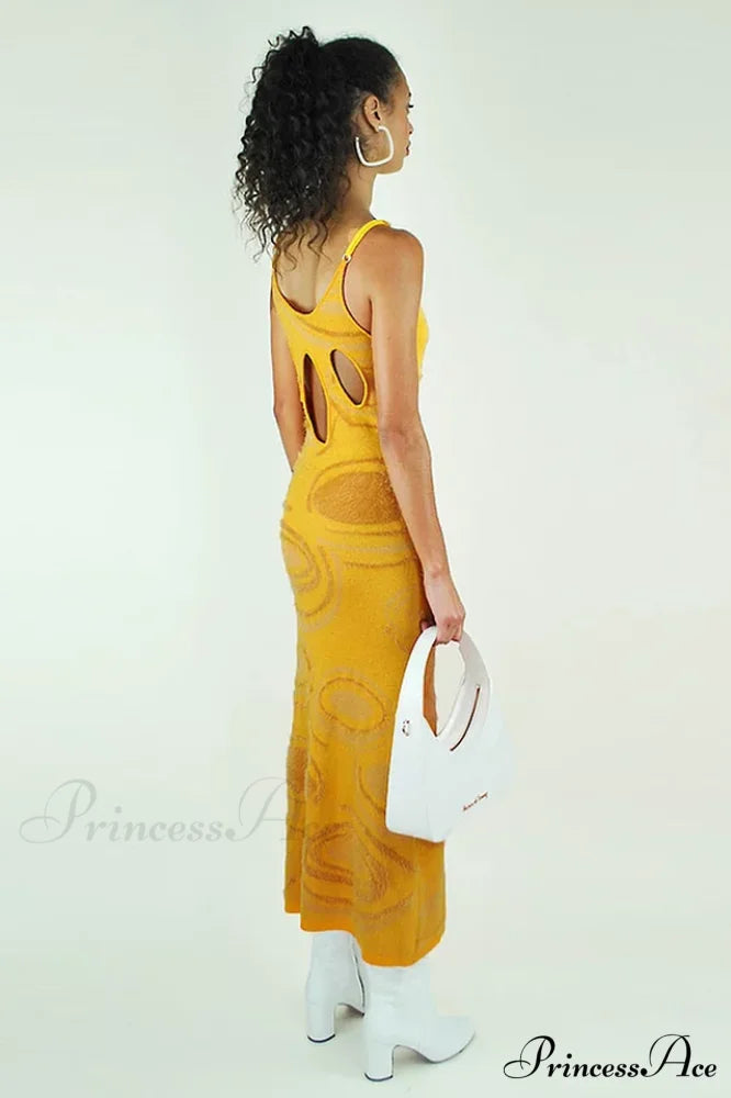 Hockney Elegant Midi Dress