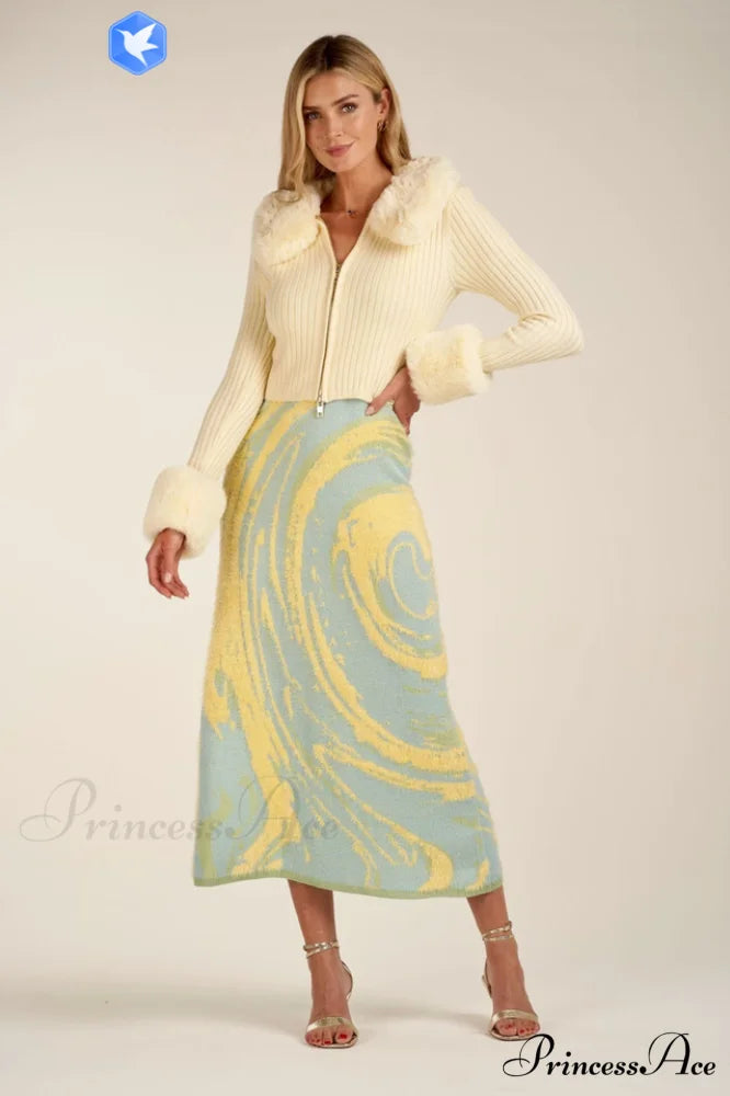 Hockney Elegant Midi Dress