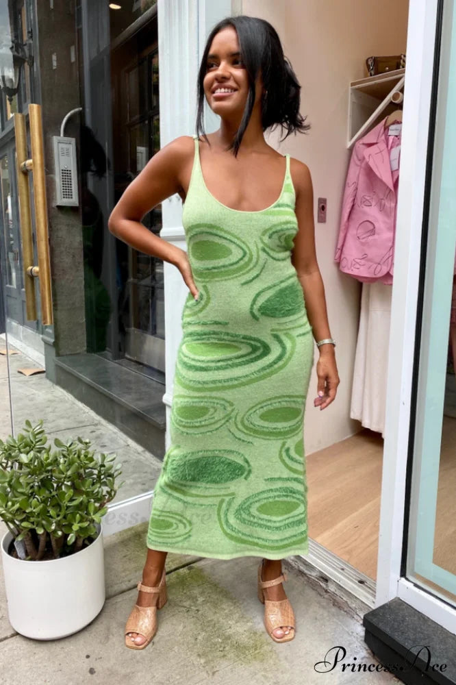 Hockney Elegant Midi Dress