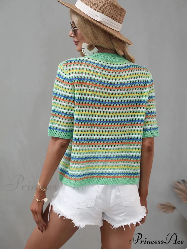 Hollow Out Knitted Trendy Crochet Tank Top