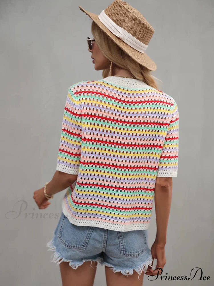 Hollow Out Knitted Trendy Crochet Tank Top