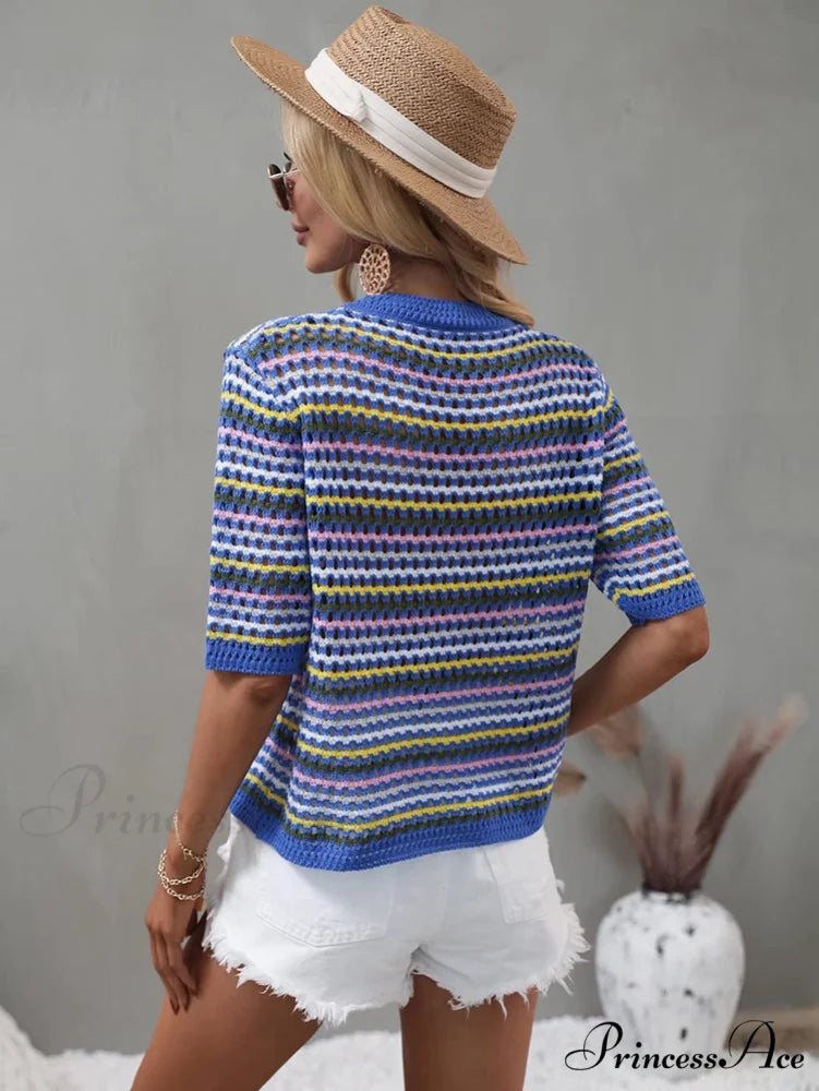Hollow Out Knitted Trendy Crochet Tank Top