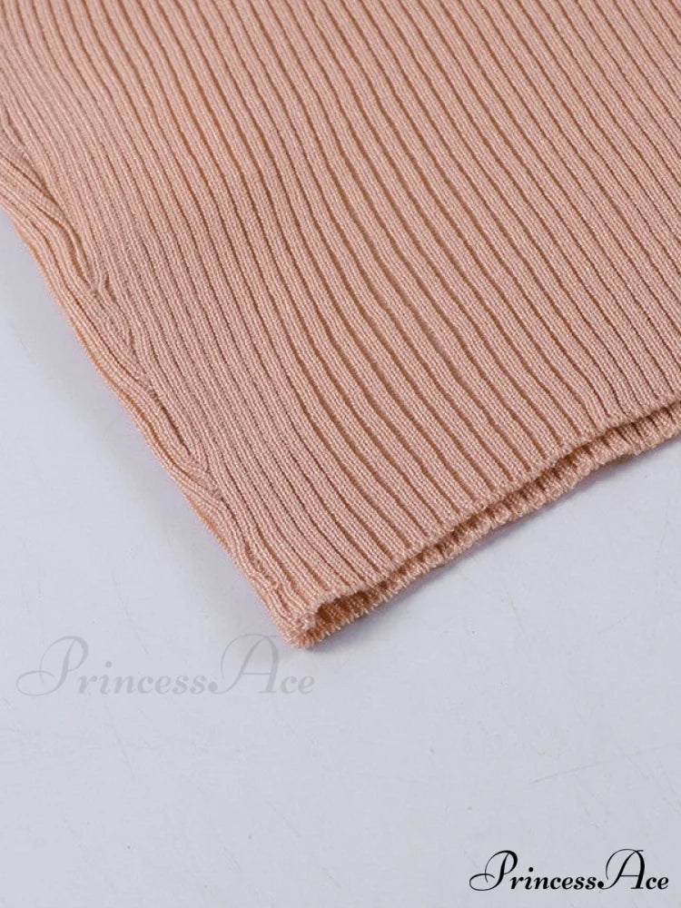 Hollow Out Logo Trendy Bodycon Mini Dress