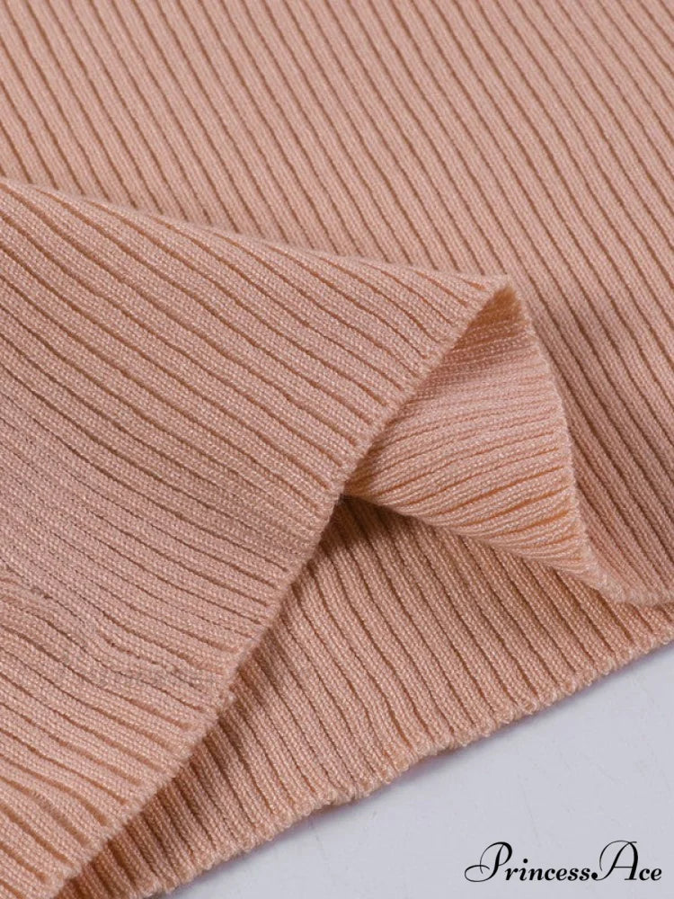 Hollow Out Logo Trendy Bodycon Mini Dress