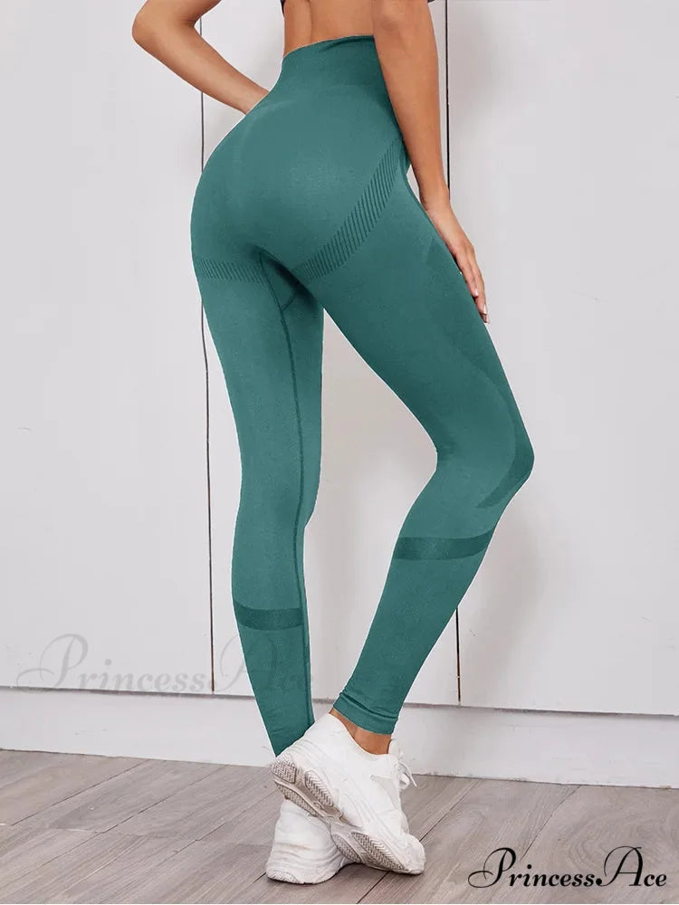 Hollow Out Waist Elastic Gym Training Yoga Legging