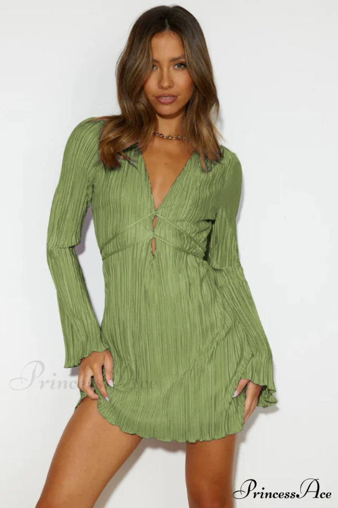 Horizons Elegant Meet Dress S / Moss Green