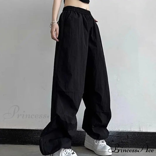 Hot Girl Informal High Waist Trousers Black / S pants-241228