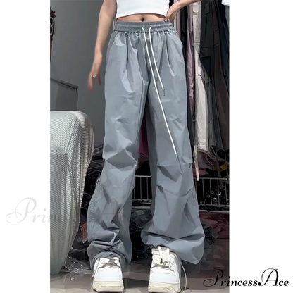 Hot Girl Informal High Waist Trousers GRAY / S pants-241228